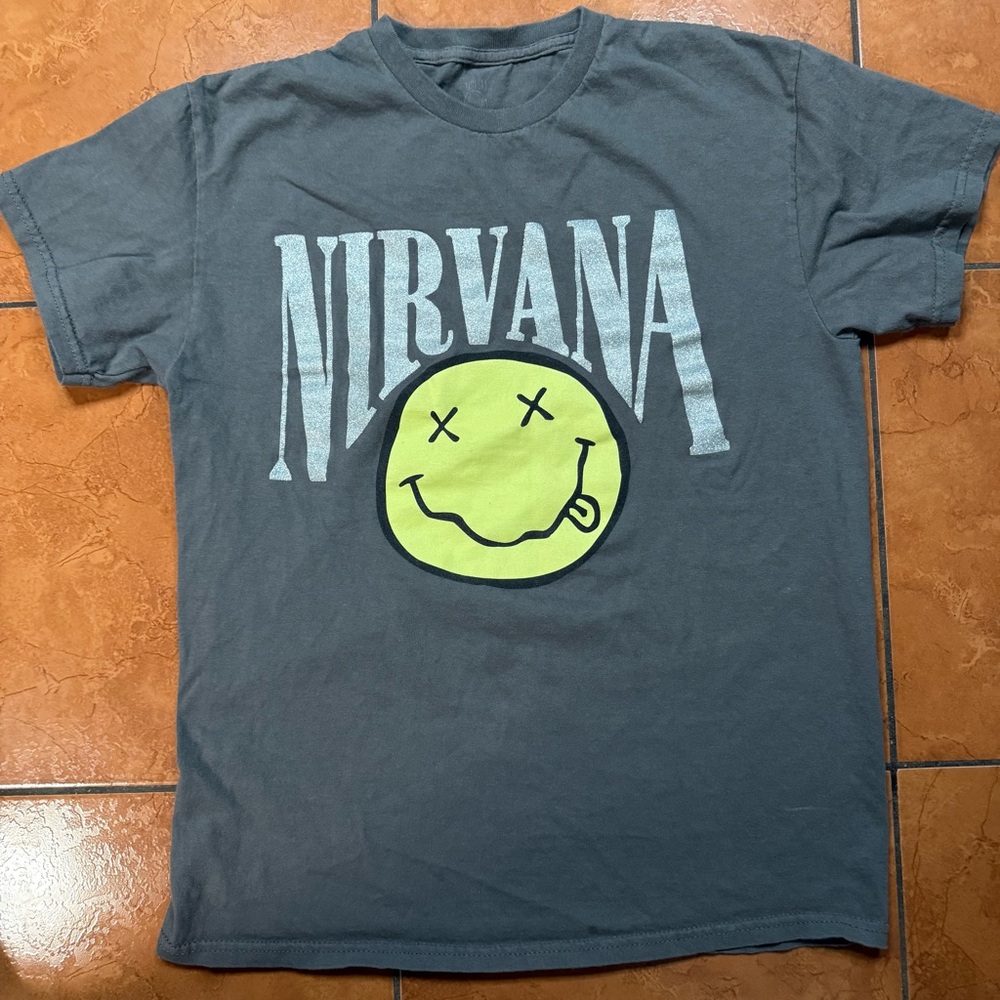 Nirvana Gray Band T-Shirt